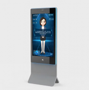 AI数字人触摸屏导览一体机人工智能对话前台引导